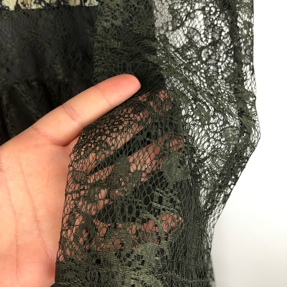 French Connection Molly Lace Fit & Flare Dress - Size 6 - Picture 8 of 16